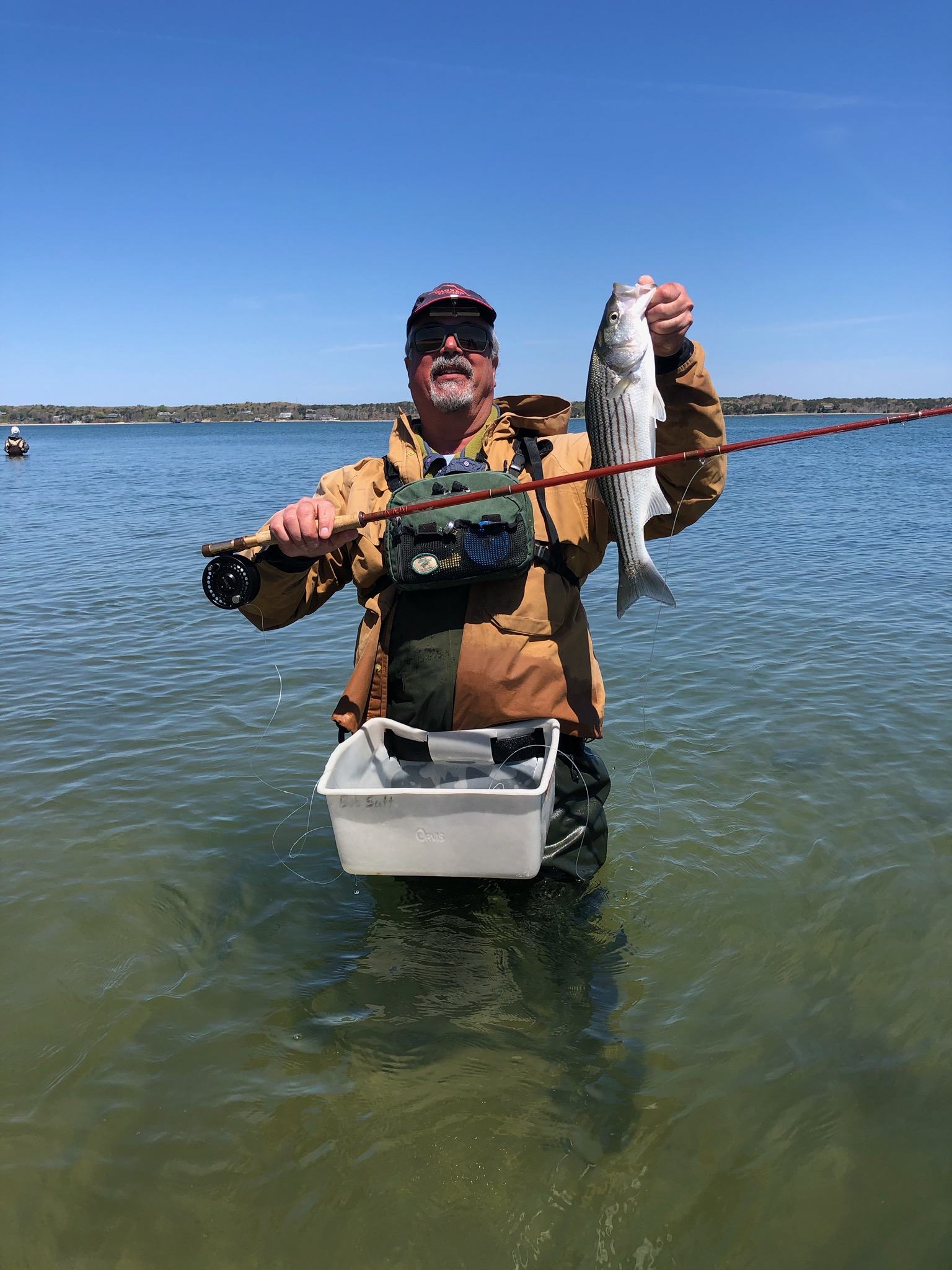 Striper in the salt Fishing with Fiberglass Fly Rods Fiberglass